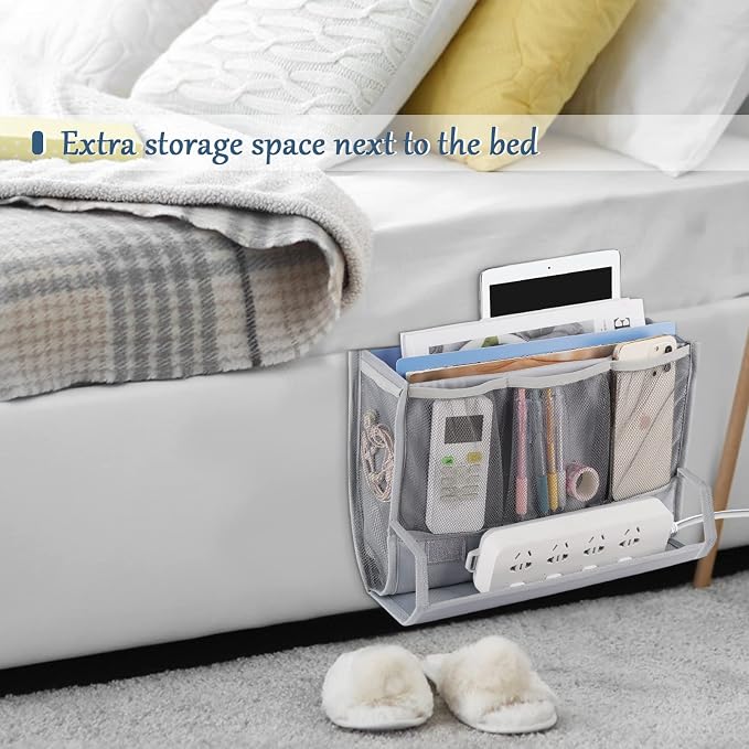 Bedside Caddy Bedside Storage Organizer Bedside Organizer - Image 3