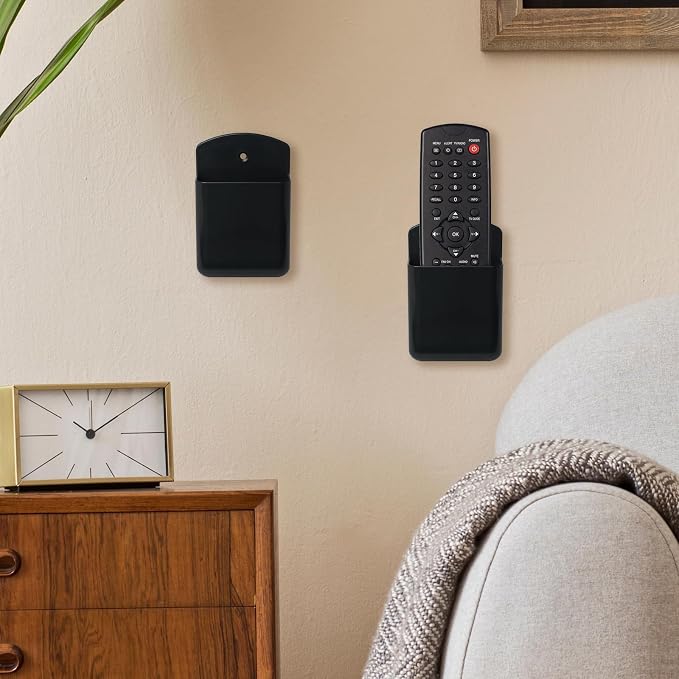 4 Pcs Remote Control Holder Wall Mount, TV Controller Holder, Self Adhesive - Image 3