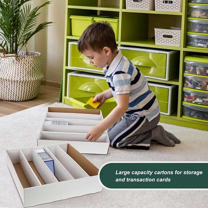 Yexiya 2 Pcs 5000 Count Card Storage Boxes - Image 6