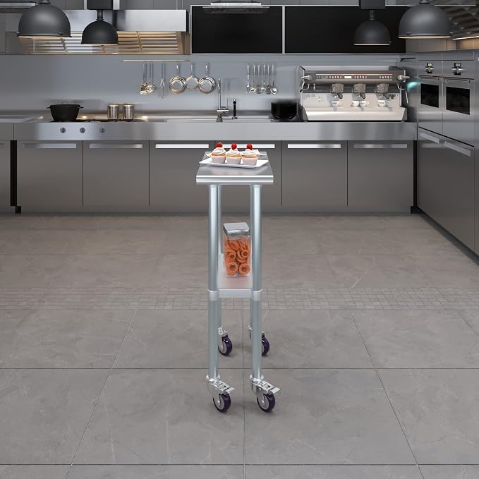 AmGood 12" Long x 24" Deep Stainless Steel Table - Image 9