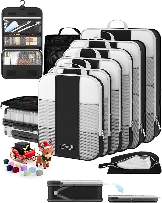 10 Set Compression Packing Cubes by OlarHike