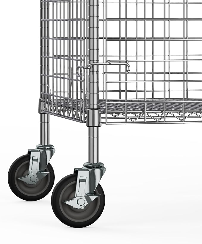 24" W x 48" L x 69" H Heavy Duty Utility Commercial Grade Metal Storage NSF - Image 4