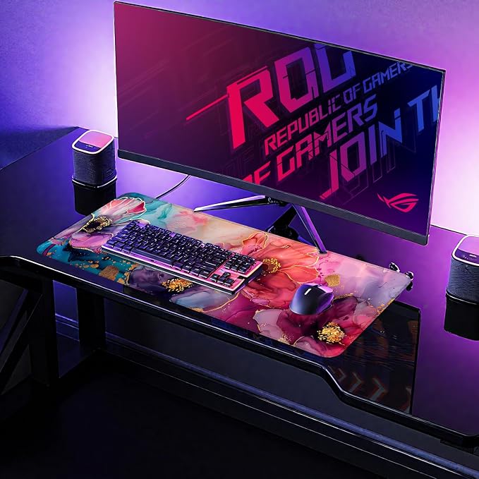 Floral Mouse Pad XXL – Large Desk Mat - Image 8