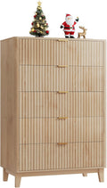 WLIVE Fluted Dresser for Bedroom by WLIVE