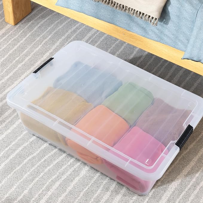 Zopnny 50 Quart Large Underbed Storage Bins - Image 6