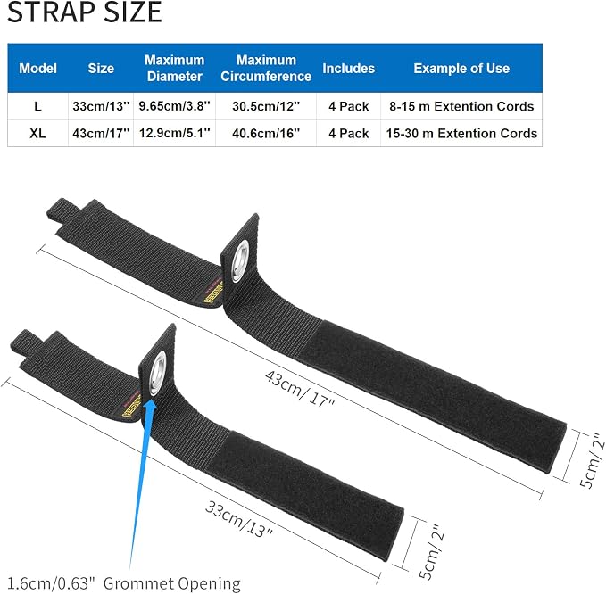 Extension Cord Organizer, Cord Holder - Image 4