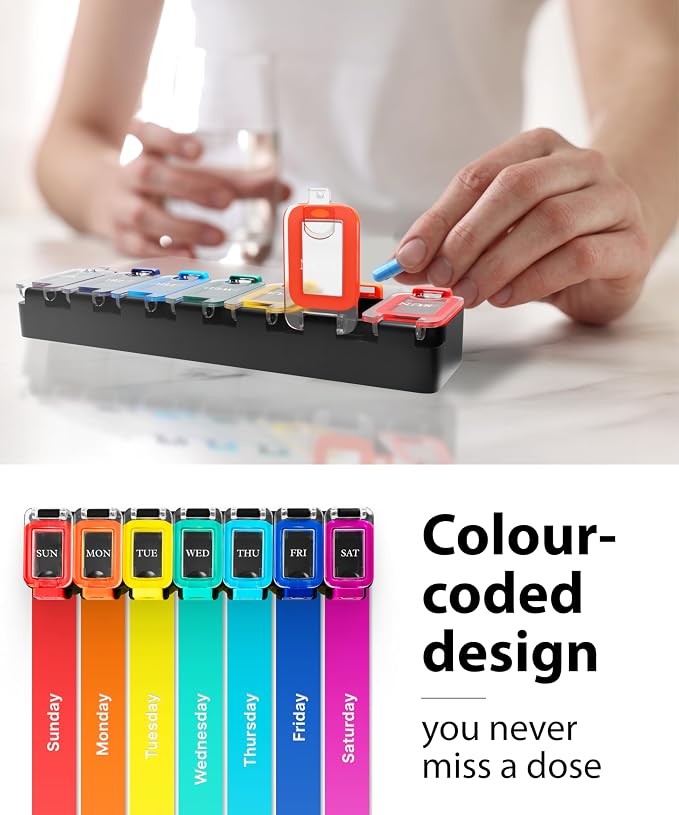 Weekly Pill Organizer 1 time a Day – Pill Box 7 Day - Image 8