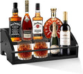 Liquor Bottle Display Shelf, Coffee Syrup Rack Organizer, 2 Step Countertop by STAEVER