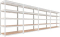 HOMEDANT House Lift-Beam White Boltless Heavy Duty Garage Storage Shelving by TheBestOrganizingSolution