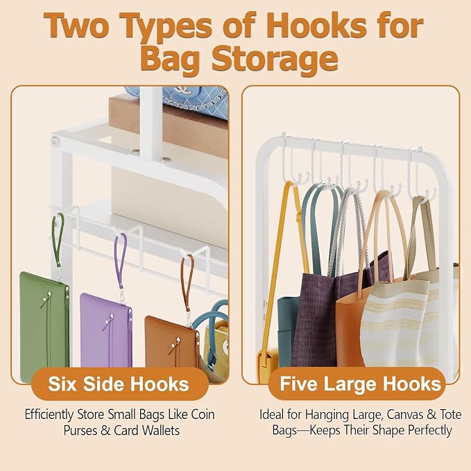 Tall Purse Organizer for Closet - Image 6