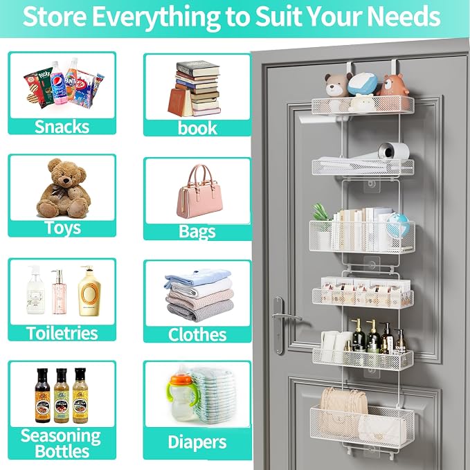 HapiRm Over Door Organizer Storage - Image 7