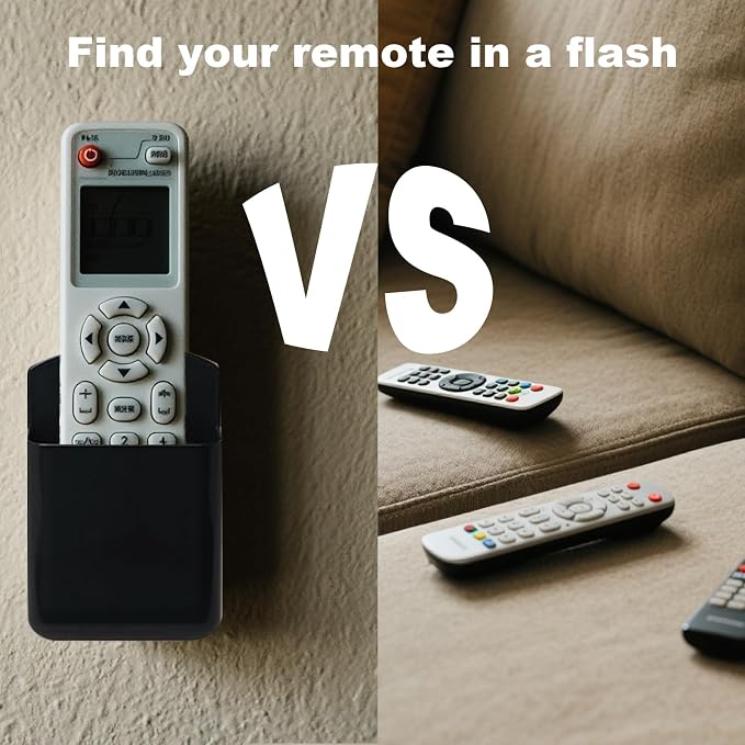 2Pcs Remote Holder Wall Mount, Remote Control Holder - Image 3