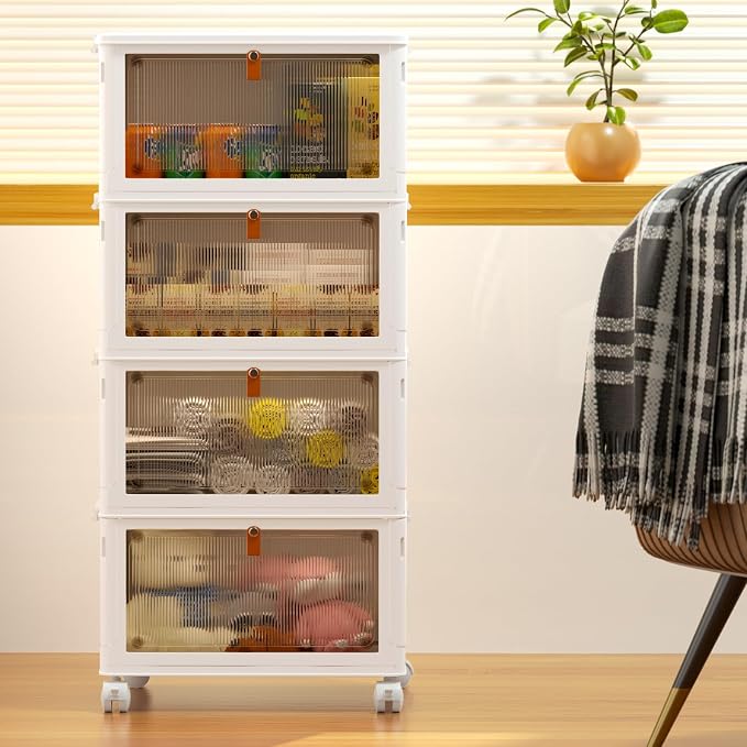 4 Tier Plastic Storage Bins - Image 6