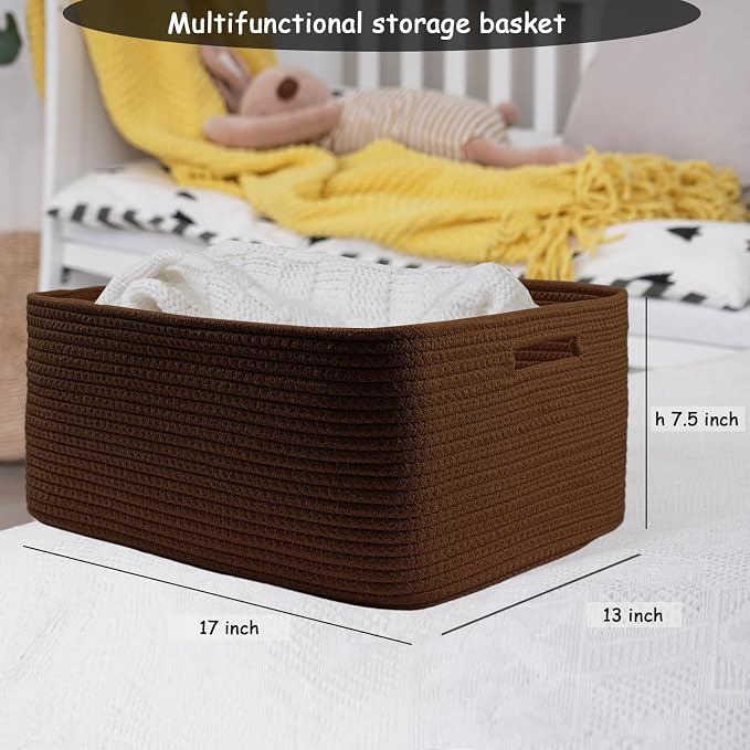 COMFY-HOMI 2 pcs Large Storage Baskets - Image 3