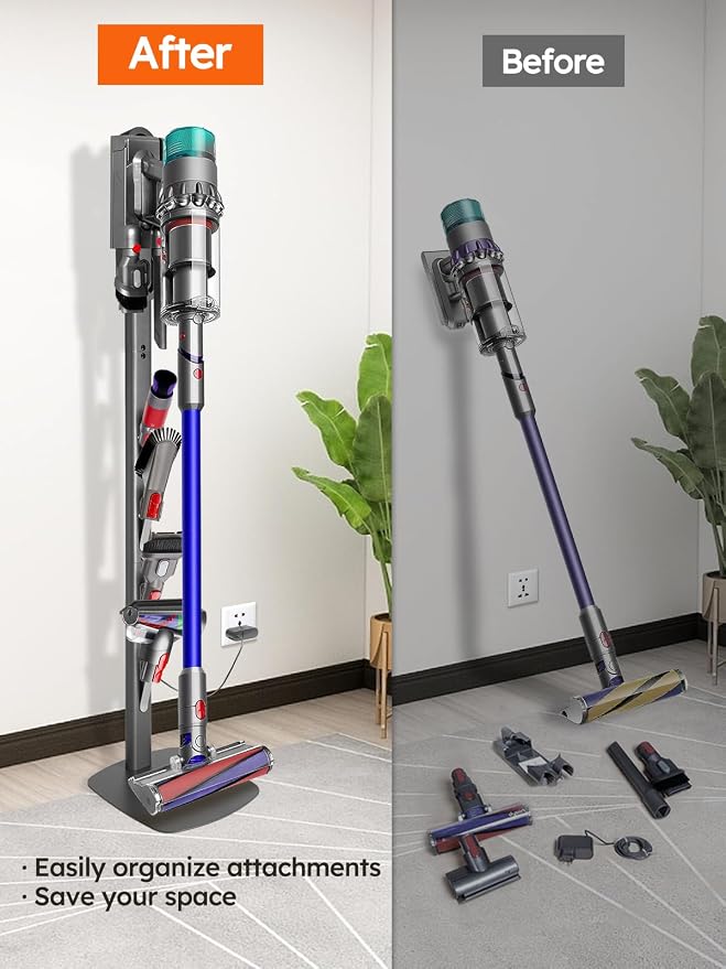 Vacuum Stand for Dyson Gen5 V15 V12 V11 V10 V8 V7 V6 – Stable Metal Holder - Image 4