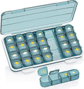 Pill Organizer 4 Times A Day, Pill Box 4 Times A Day 7 Day by Acedada