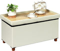 PINPLUS Linen Coffee Table Ottoman by PINPLUS