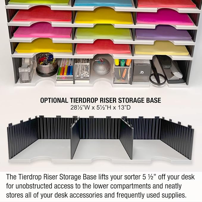 Ultimate Office TierDrop Desktop Organizer Document, and Classroom Sorter. 9 - Image 4