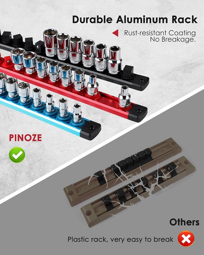 8PCS Magnetic Socket Holder Organizer Set - Image 3