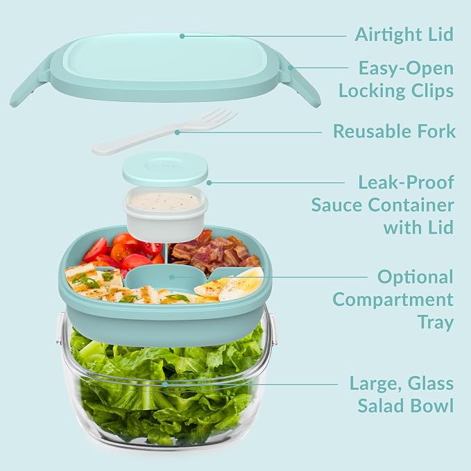 Bentgo Glass All-in-One Salad Container - Image 5