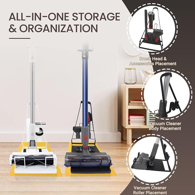 No Installation Required-Vacuum Stand, Storage Stand Docking Station Holder - Image 4