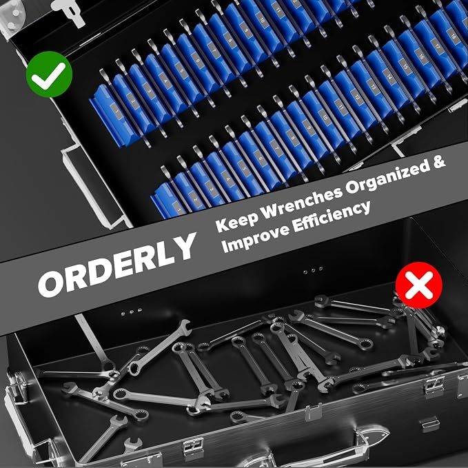 40PCS Modular Wrench Organizer Wrench Holder - Image 6