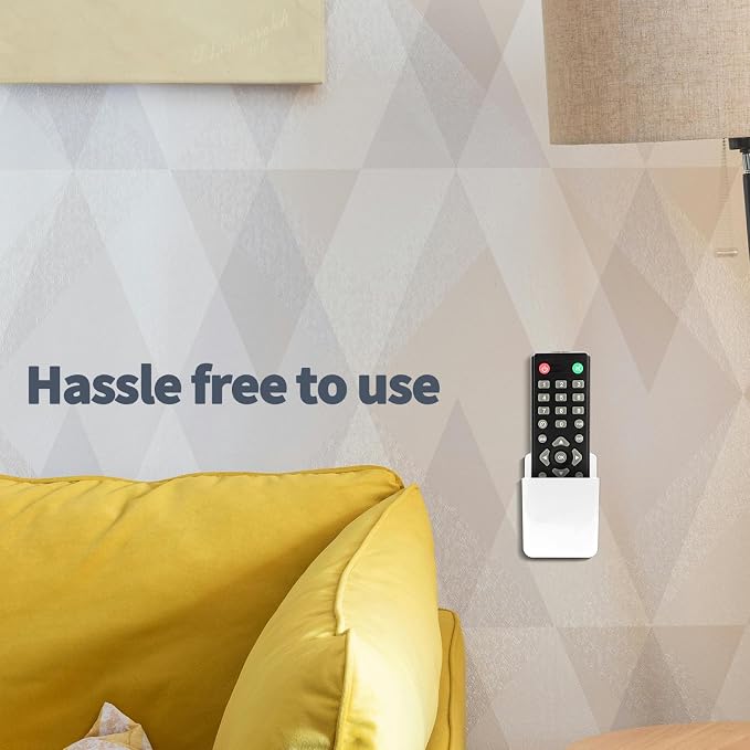 6 PCS Remote Control Holders Wall Mount, Self Adhesive TV Air Conditioner - Image 6