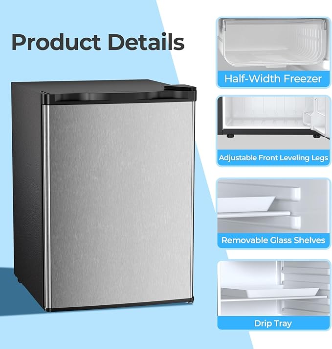 Antarctic Star 2.56 Cu.Ft. Mini Fridge - Image 5