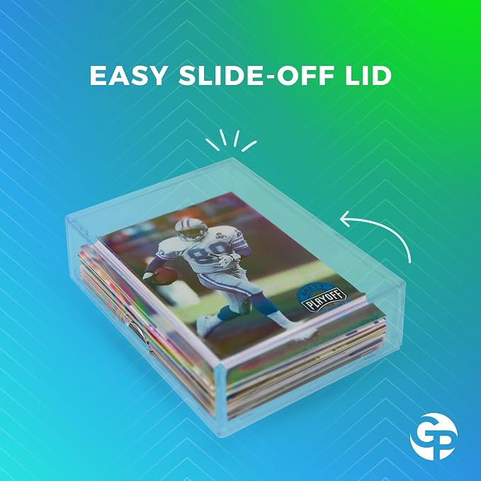 20 Pack Clear Acrylic Card Storage Boxes - Image 4
