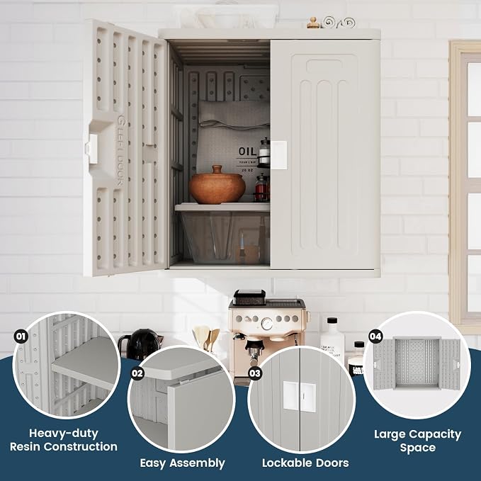 Amopatio Outdoor Storage Cabinet - Image 6