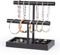 SZQINJI Jewelry Holder Organizers Bracelet Holder Display Stand, Solid Wood Base by SZQINJI