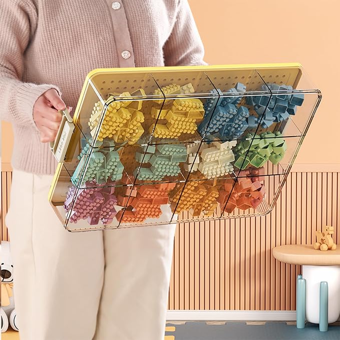 Toys Storage Organizer Bins for Lego, Stackable Toys Organizer, Lego Building - Image 5