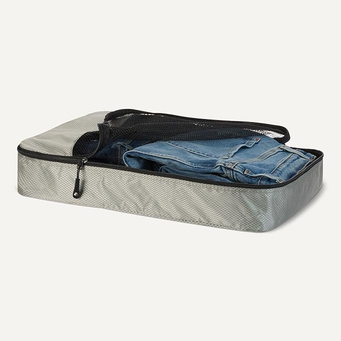 Amazon Essentials 4-Piece Packing Cubes Travel Accessories Set, Luggage - Image 3