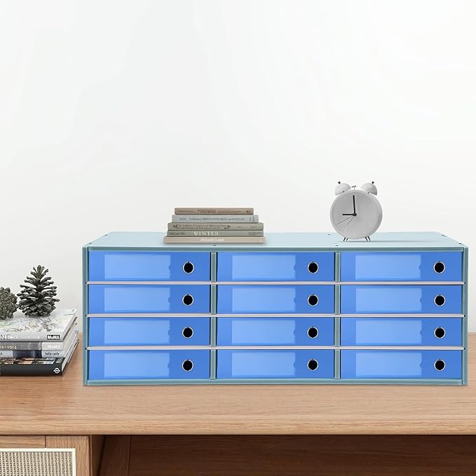 Mail Sorter Organizer, 12 Compartments Mailbox - Image 3