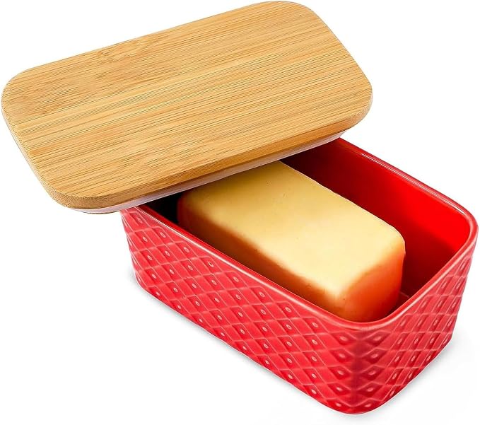 Hasense Ceramic Butter Dish by Hasense