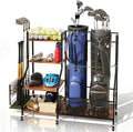 Golf Rack with Golf Bag Storage, Large Golf Bag Organizer by HAVENLYYOUTH