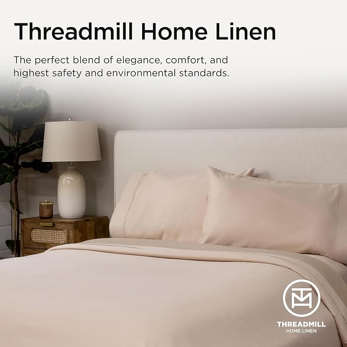 Threadmill Twin XL Sheet Sets | 656 Thread Count 100% Supima Cotton Sheets - Image 8