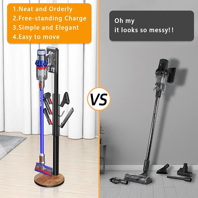Docking Station Holder Freestanding Vacuum Stand Rack Compatible - Image 5