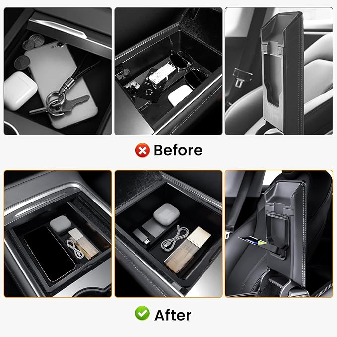 6PCS Center Console Organizer Tray - Image 8