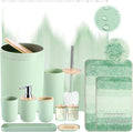 iMucci Bathroom Accessories Green Bathroom Sets by DancingaColorfulLifeinSpiritualWorld