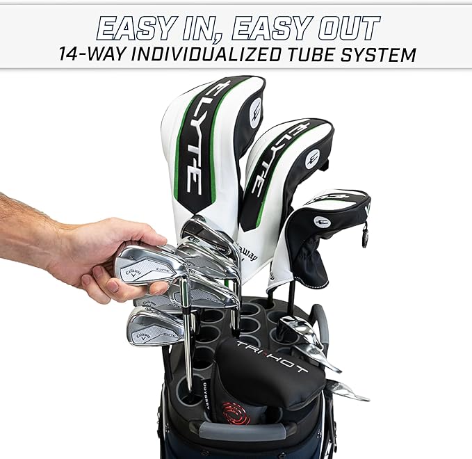 Izzo Ultimate Organizer Golf Cart Bag - Image 4