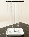 VROOMIUM Necklace Holder- Ceramic Base 1ft Height Jewelry Organizer Stand by VROOMIUM-BETTERDESIGN