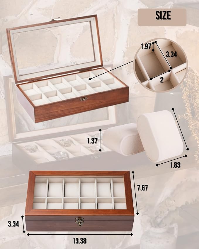Watch Box, Watch Case for Men Women - Image 6