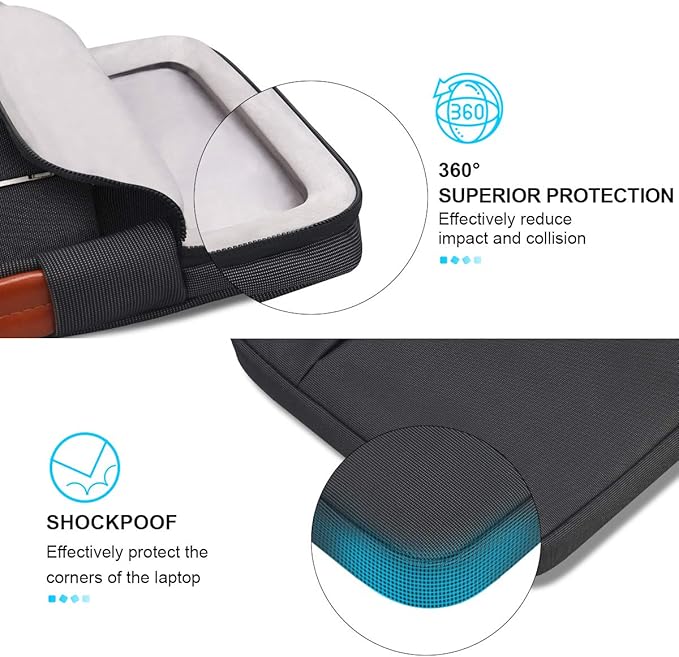 Lacdo 360° Protective Laptop Sleeve Case - Image 3