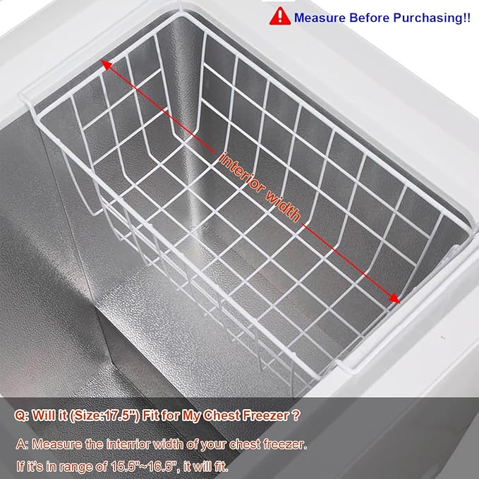 Orgneas 17.5 Inch Freezer Organizer Bins - Image 4