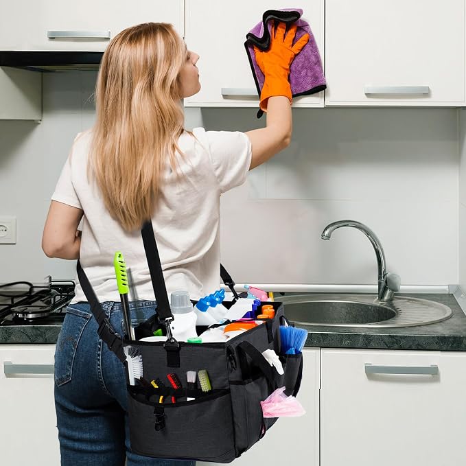 XL Professional Cleaning Caddy for Cleaning Suppliers, Cleaning Organizer - Image 6