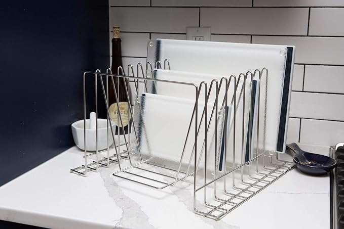Thirteen Chefs Stainless Steel Cutting Board Rack - Image 7