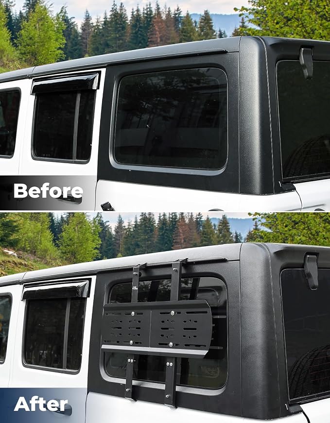 JOYTUTUS Rear Window Storage Molle Panel Kit Compatible - Image 3