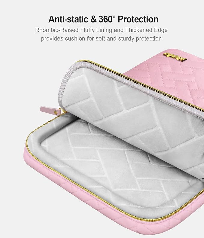 Lacdo 360° Protective 15-15.6 Inch Laptop Sleeve Case - Image 6