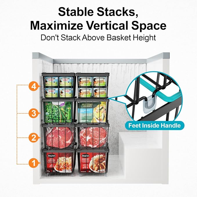 iSPECLE Chest Freezer Organizer Bins - Image 6